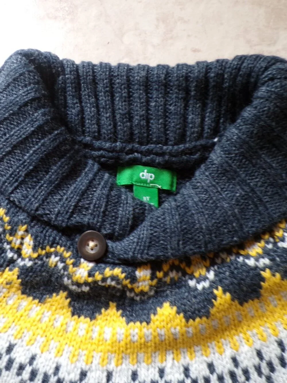 Gymboree Sweater + Dip Sweater Boys Toddler Size 3T Great Condition